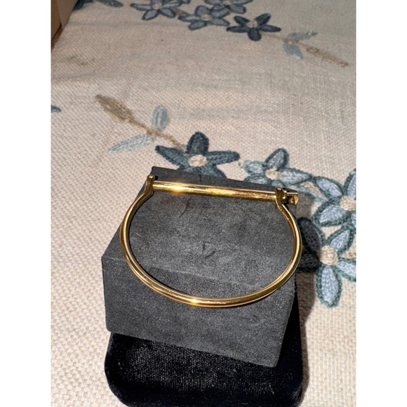 Miansai Screw Cuff Bracelet Gold Tone Bangle Minimalist Jewelry Women‎ - Picture 7 of 9